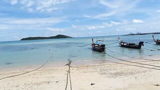 Rawai вечером: набережная и рыбалка у лодок без дальнего заброса