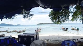 Rawai вечером: набережная и рыбалка у лодок без дальнего заброса