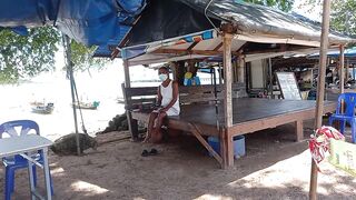 Rawai вечером: набережная и рыбалка у лодок без дальнего заброса