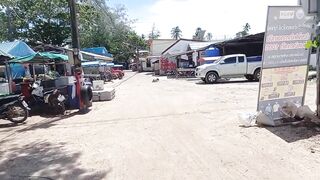 Rawai вечером: набережная и рыбалка у лодок без дальнего заброса