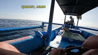 Nusa Dua морская рыбалка на Бали у кромки рифа и лодок