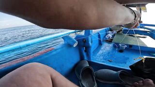 Nusa Dua морская рыбалка на Бали у кромки рифа и лодок