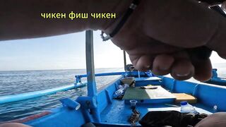 Nusa Dua морская рыбалка на Бали у кромки рифа и лодок