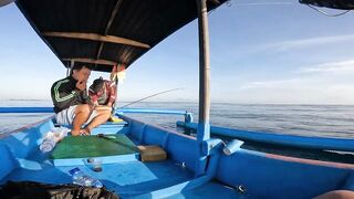 Nusa Dua морская рыбалка на Бали у кромки рифа и лодок