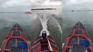 Морская рыбалка в Benoa Bali на микроскифе и лёгкий джиг по бровке