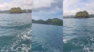 Labuan Bajo идём к точке на лодке утренняя тишина и предвкушение
