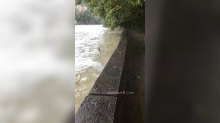 Хоста - река поднялась сильно, заметка