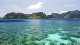Palawan, Philippines где морская рыбалка на пляжах хуже, чем у рифов?