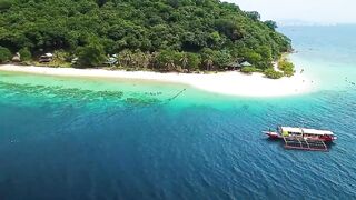 Palawan, Philippines где морская рыбалка на пляжах хуже, чем у рифов?