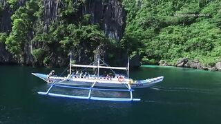 Palawan, Philippines где морская рыбалка на пляжах хуже, чем у рифов?