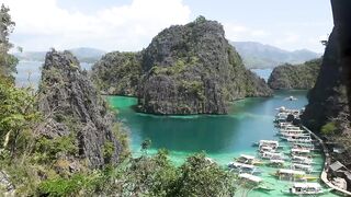 Palawan, Philippines где морская рыбалка на пляжах хуже, чем у рифов?