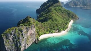 Palawan, Philippines где морская рыбалка на пляжах хуже, чем у рифов?
