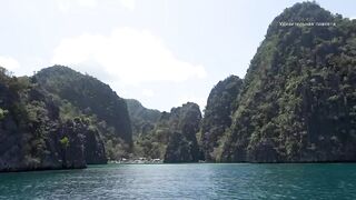 Palawan, Philippines где морская рыбалка на пляжах хуже, чем у рифов?