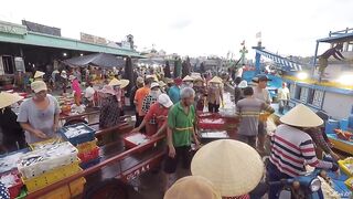 Phan Thiết опт: морская рыбалка на рассветном торге у Chợ Cá
