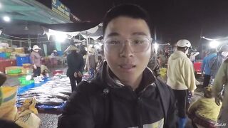 Phan Thiết опт: морская рыбалка на рассветном торге у Chợ Cá