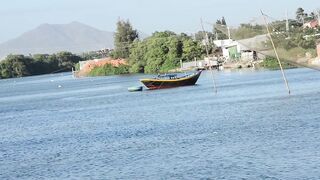 Phan Thiet — ловля на пластиковую бутылку, рыбалка на реке