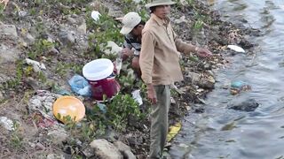 Phan Thiet — ловля на пластиковую бутылку, рыбалка на реке