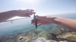 Cyprus Paphos морская рыбалка патруль по точкам и проверка свалов