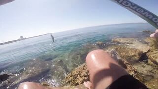 Cyprus Paphos морская рыбалка патруль по точкам и проверка свалов