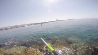Cyprus Paphos морская рыбалка патруль по точкам и проверка свалов