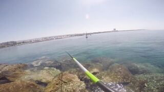 Cyprus Paphos морская рыбалка патруль по точкам и проверка свалов