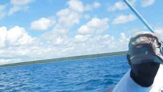 Bayahibe Fishing Centre Dominican Republic Captain Pepe Giant Wahoo Caught By Hand Line!