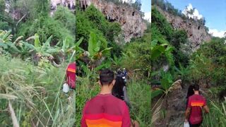 Victor Wall Holguín Guardalavaca тропа к скале и вид на рыбацкую акваторию