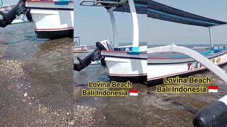 Lovina Beach, Bali: рыбацкие лодки и куда выходит морская рыбалка на рассвете