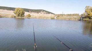 Строгоновка, Симферопольский р-н: рыбалка на мель и у коряг