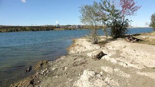 Симферопольское вдхр: береговая рыбалка на ветру и рабочие точки