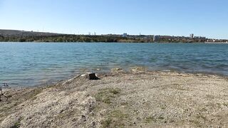 Симферопольское вдхр: береговая рыбалка на ветру и рабочие точки