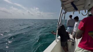 Isla Mujeres, Mexico, рыбалка с Kenny’s: парусник и снорк после выхода