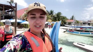 Isla Mujeres, первый снорклинг и встреча с черепахой а рыбалка потом