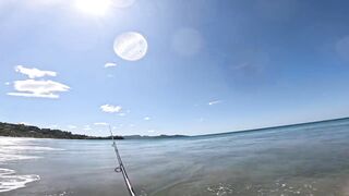 Epic beach trip - первый выход без лодки у Playa Flamingo и уверенная поклёвка