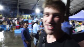 Kota Kinabalu рыбный рынок и доки для лодок где посмотреть и что с рыбой