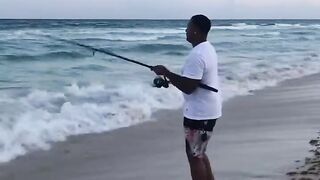 Playa del Carmen, выход без лодки — рыбалка по волне и свалам