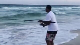 Playa del Carmen, выход без лодки — рыбалка по волне и свалам