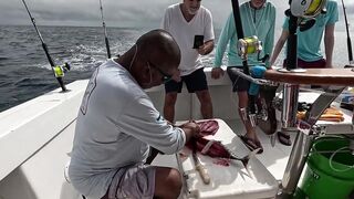 Quepos Costa Rica морская рыбалка в Пацифике на выезде в океан