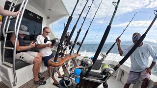 Quepos Costa Rica морская рыбалка в Пацифике на выезде в океан