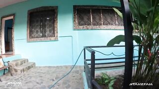 Costa Rica beach fishing: робало, готовим улов прямо на берегу