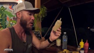 Costa Rica beach fishing: робало, готовим улов прямо на берегу