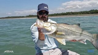 Costa Rica beach fishing: робало, готовим улов прямо на берегу