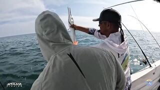 Costa Rica beach fishing: робало, готовим улов прямо на берегу