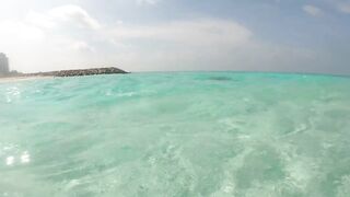 Maafushi home reef и морская рыбалка на краю рифа в 4K