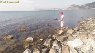 Большой Утриш сарган в сентябре морская рыбалка на лёгкие приманки