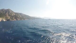 Ozge Boat Trip Icmeler 2018 и короткая рыбалка у скал по пути