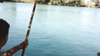 Manavgat river охота за кефалью на фунт и рыбалка у мостов в тени пальм