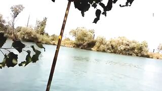 Manavgat river охота за кефалью на фунт и рыбалка у мостов в тени пальм