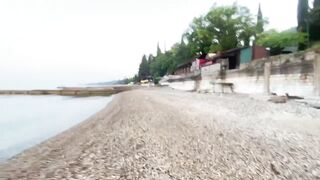 Утренняя рыбалка в Новом Афоне лёгкий микроджиг на чистой воде