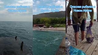 Новый Афон, короткий выезд с поплавком - береговая рыбалка для души